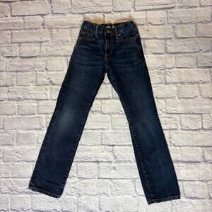 Boys Old Navy Denim Blue Jeans With Elastic Waist Size 10 Slim